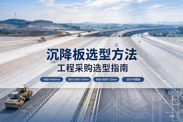 阿克陶沉降板选择方法