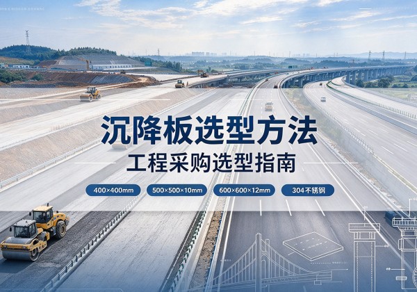 阿克陶沉降板选择方法